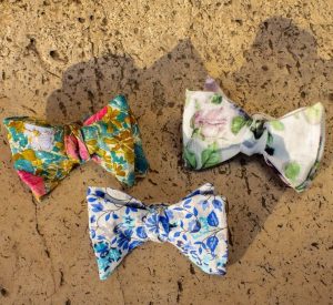Nœuds papillon en toile de lin