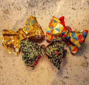 nœuds papillons en tissus des designers