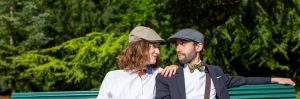 couple sur un banc