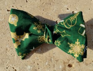 Nœud pap spécial fêtes vert