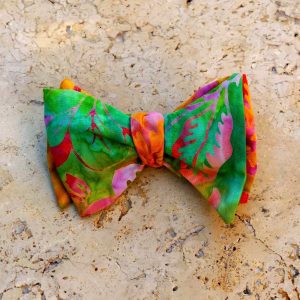 nœud batik vert zèbré