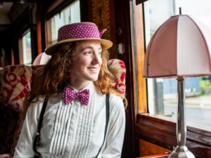 nœud papillon aube écarlate par Adeline