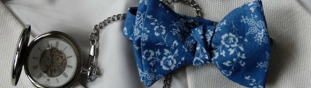 nœud papillon denim