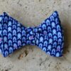 Nœud papillon vintage bleu
