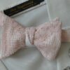 nœud papillon guipure rose